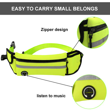 Waterproof/Reflective Pet Waist Bag with Leash