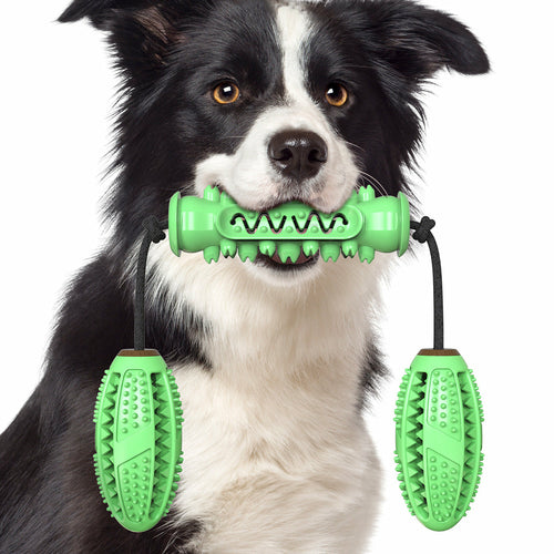 Rubber Bones Teeth Cleaning Chew Toy