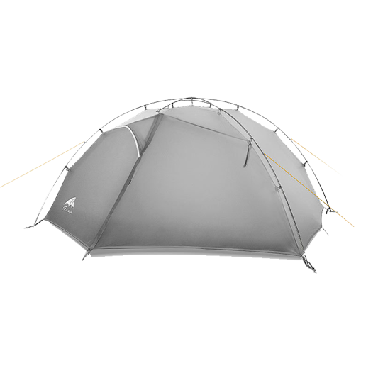 Double Layer Outdoor Camping Tent With Silicon Coating For Two People