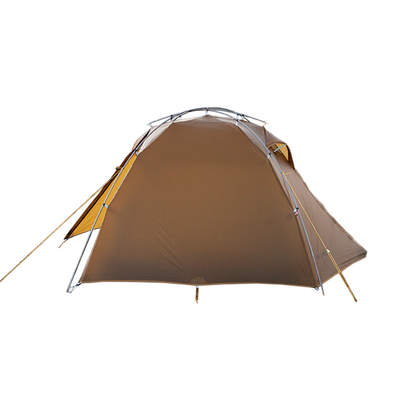 Double Layer Outdoor Camping Tent With Silicon Coating For Two People