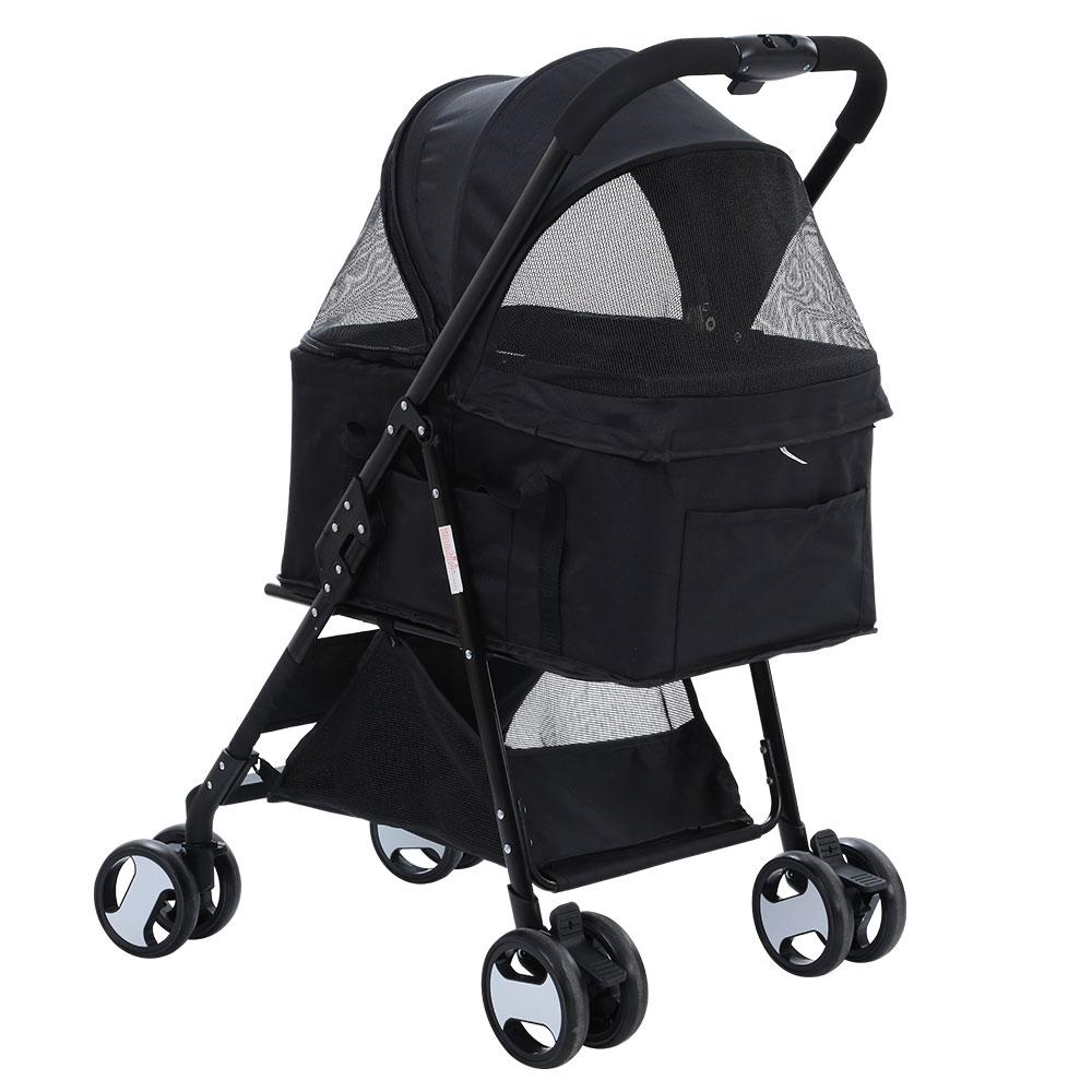 i.Pet Pushchair Stroller with Detachable Carrier