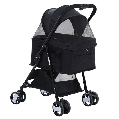 i.Pet Pushchair Stroller with Detachable Carrier