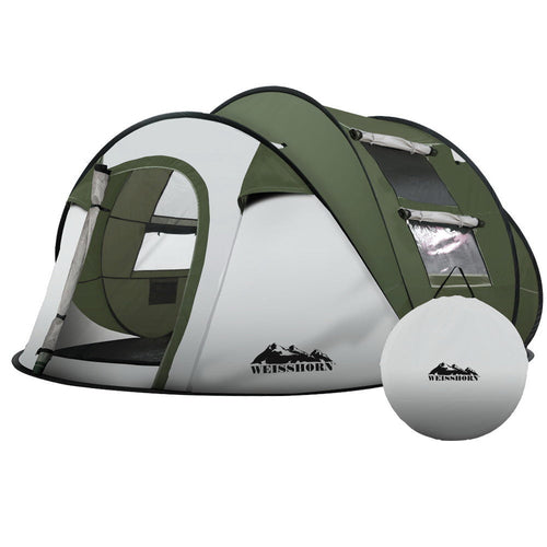 Weisshorn 5 Person Pop-Up Camping Dome Tent