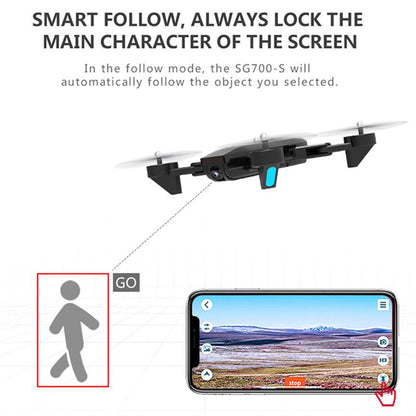 SG700-S Drone 2.4Ghz 4CH Wide-angle WiFi 1080P Optical Flow Dual